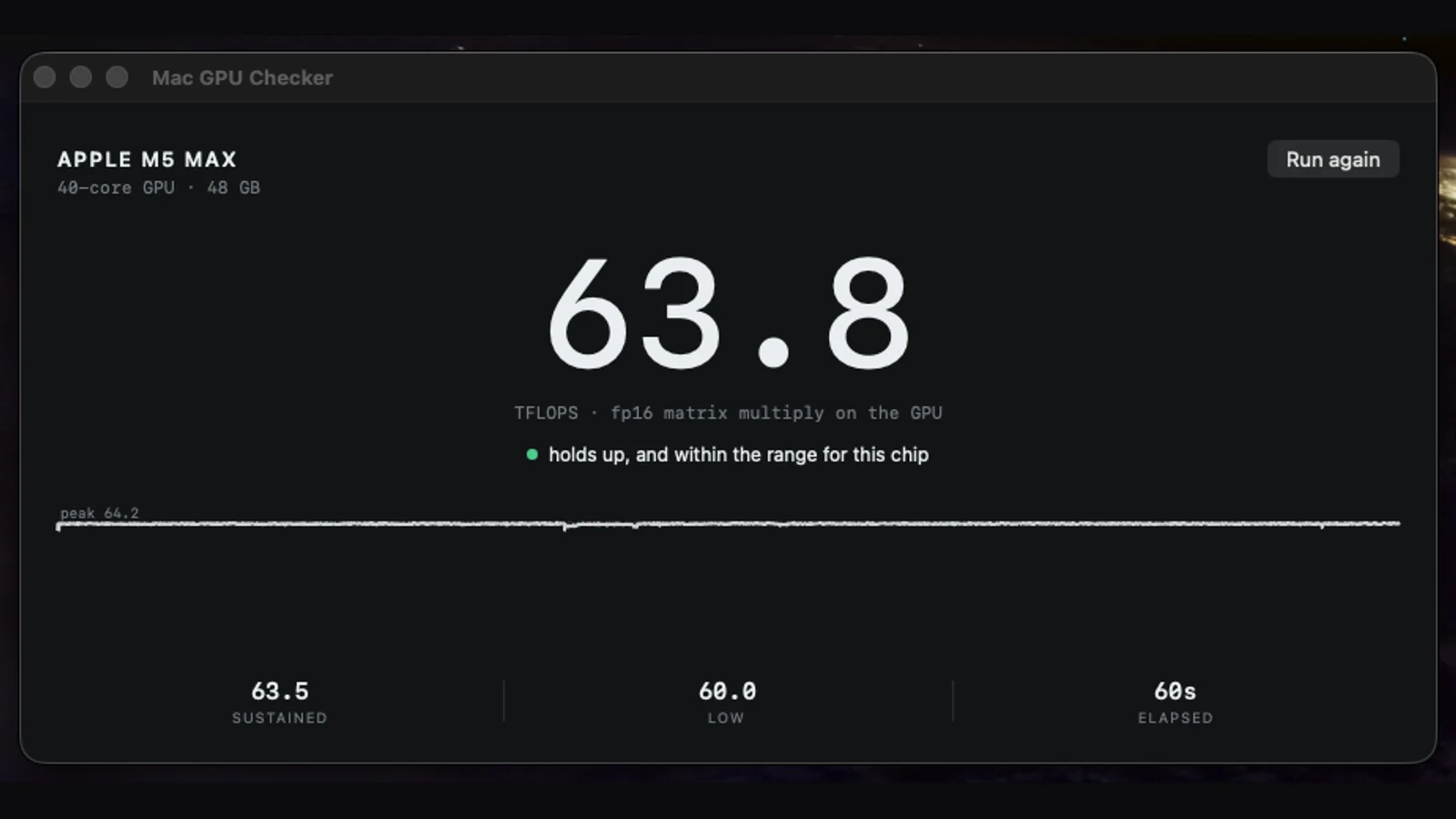 Mac GPU Checker screenshot