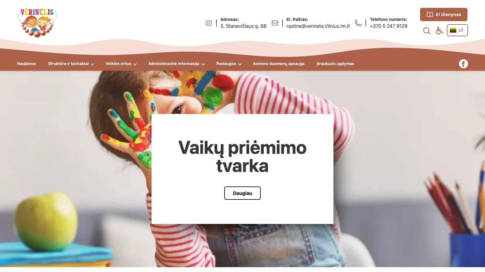 vilniausverinelis.lt screenshot